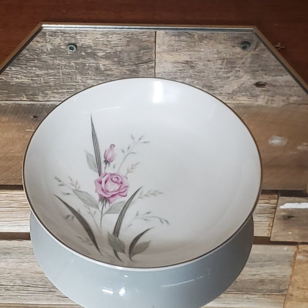 Windsor Rose Fine China of Japan Coupe Soup Bowl - 1950's